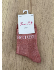 Chaussettes pailletées "PETIT CHOU" - Enfant (30-35)