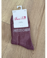 Chaussettes pailletées "PETIT CHOU" - Enfant (30-35)
