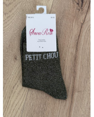 Chaussettes pailletées "PETIT CHOU" - Enfant (30-35)