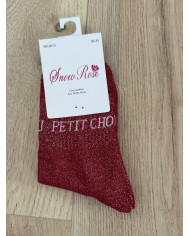 Chaussettes pailletées "PETIT CHOU" - Enfant (30-35)