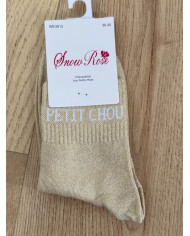Chaussettes pailletées "PETIT CHOU" - Enfant (30-35)