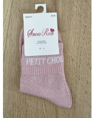 Chaussettes pailletées "PETIT CHOU" - Enfant (30-35)