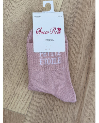 Chaussettes pailletées "PETIT ETOILE" - Enfant (30-35)