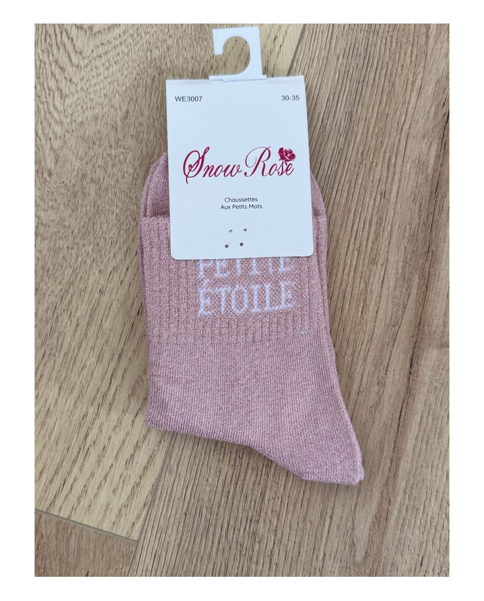 Chaussettes pailletées "PETIT ETOILE" - Enfant (30-35)