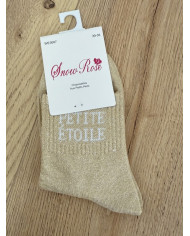 Chaussettes pailletées "PETIT ETOILE" - Enfant (30-35)