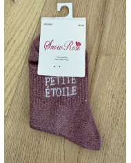 Chaussettes pailletées "PETIT ETOILE" - Enfant (30-35)