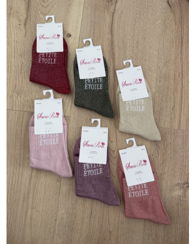Chaussettes pailletées "PETIT ETOILE" - Enfant (30-35)