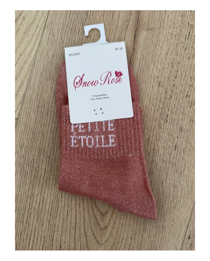 Chaussettes pailletées "PETIT ETOILE" - Enfant (30-35)