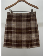 Jupe en laine à carreaux - TAILLE 34/36