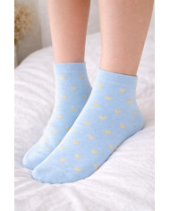 Chaussettes petits cœurs brillants