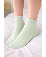 Chaussettes petits cœurs brillants