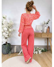 Top fluide coloré Hawaï