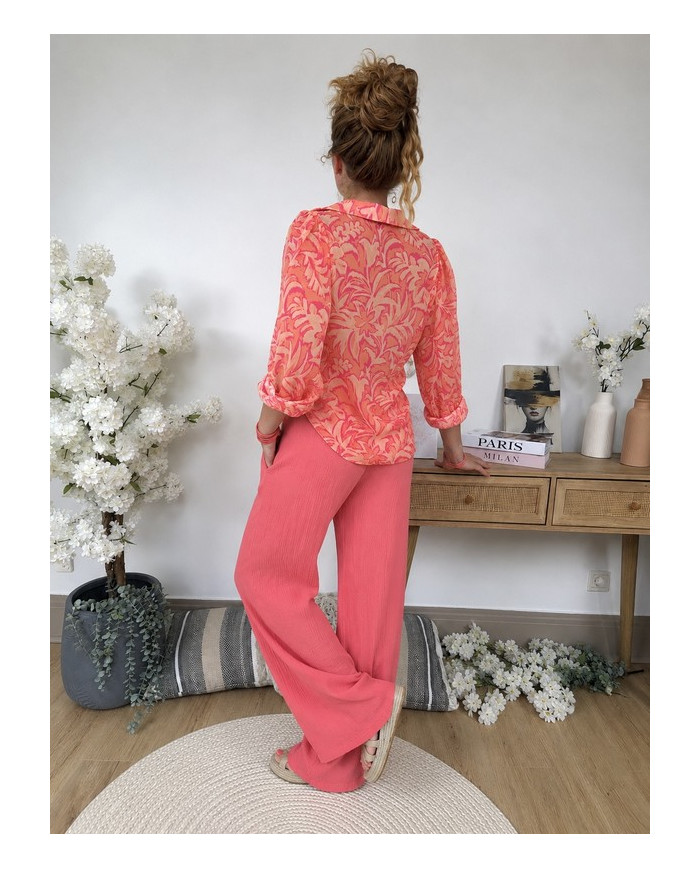 Chemise colorée Hawaï - taille S - M