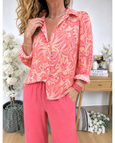 Chemise colorée Hawaï - taille S - M