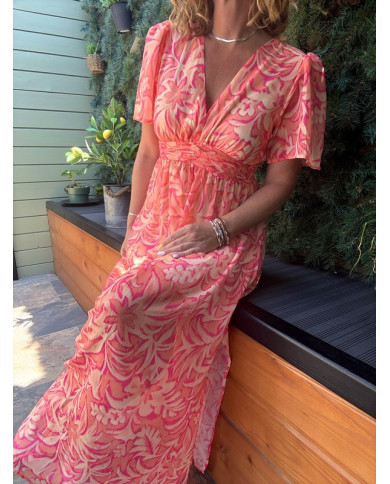 Robe longue Hawaï