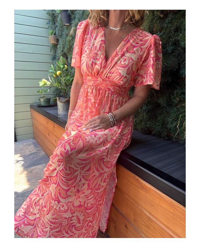 Robe longue Hawaï