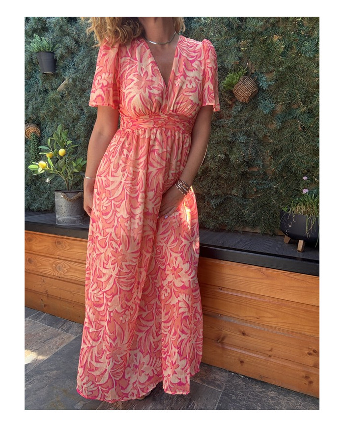 Robe longue Hawaï