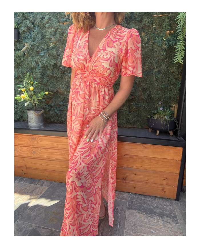 Robe longue Hawaï