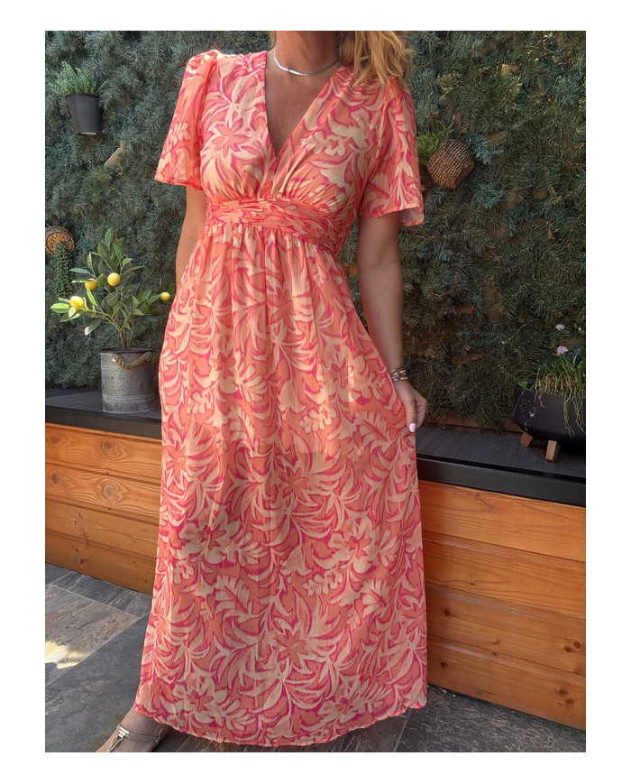 Robe longue Hawaï