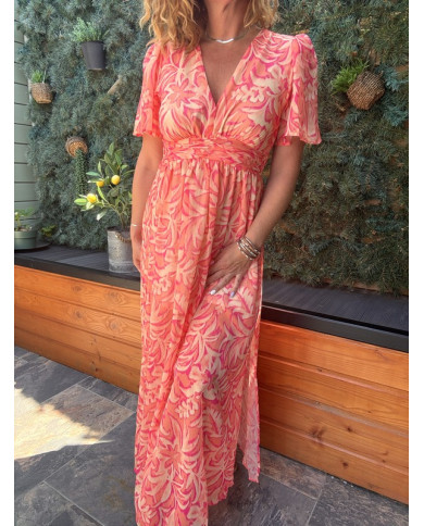 Robe longue Hawaï