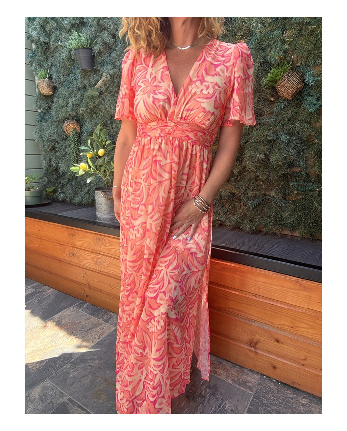 Robe longue Hawaï
