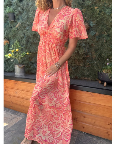 Robe longue Hawaï