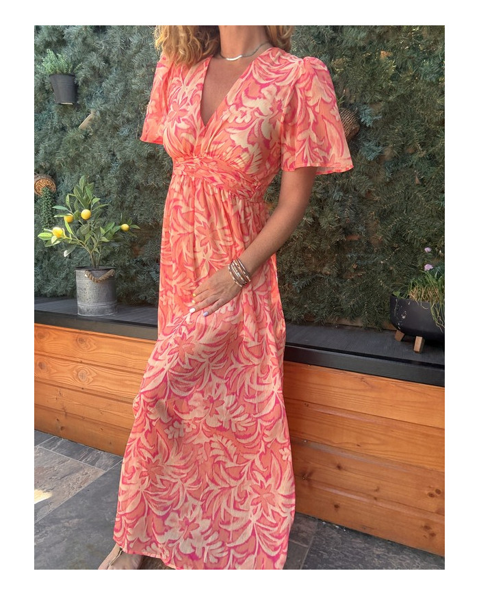 Robe longue Hawaï