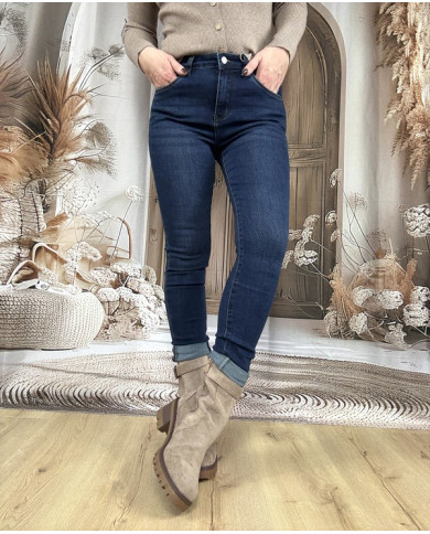 Jean slim bleu brut Alexis