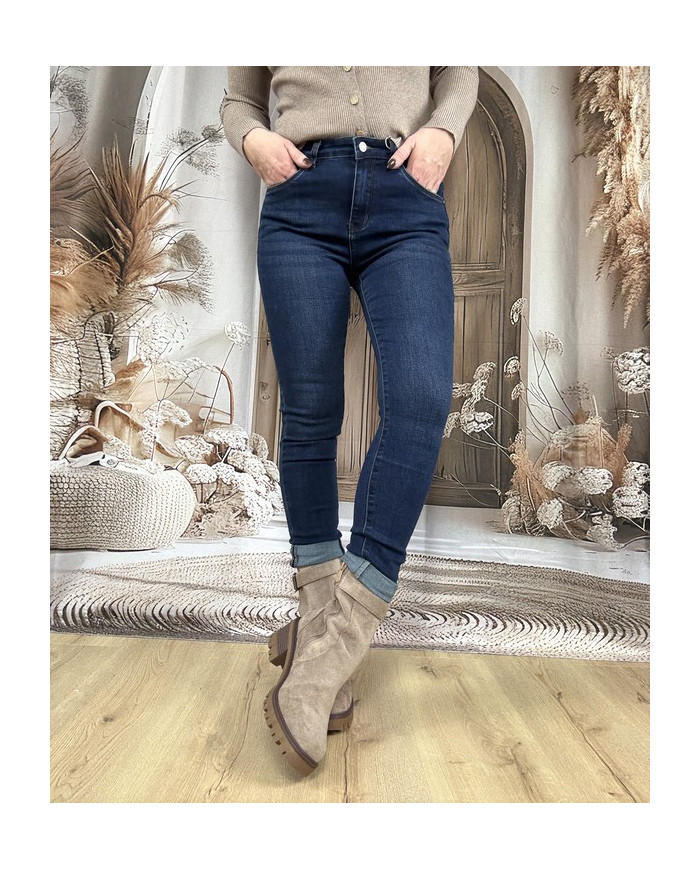 Jean slim bleu brut Alexis