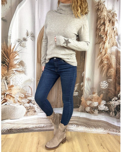 Jean slim bleu brut Alexis