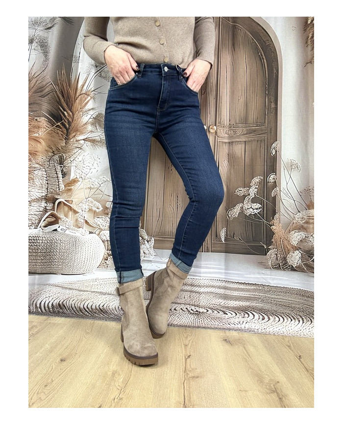 Jean slim bleu brut Alexis