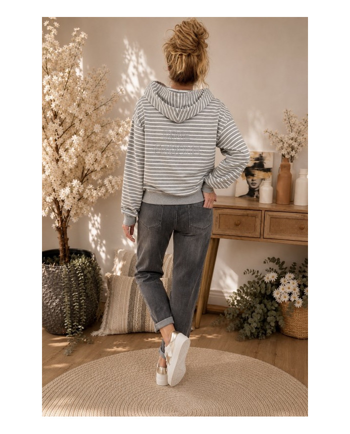Sweat / veste à capuche "Rive gauche"