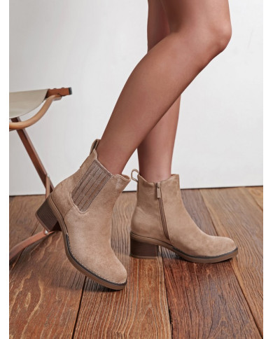 Bottines taupe