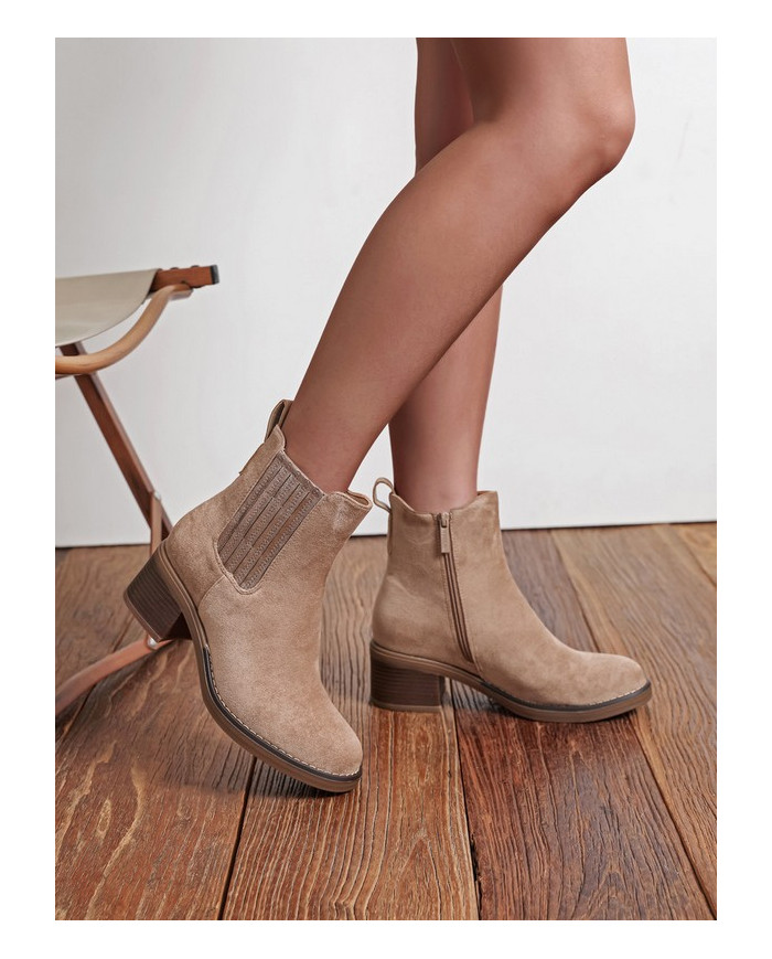 Bottines taupe