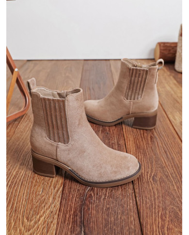 Bottines taupe