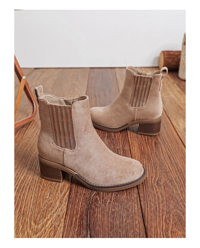 Bottines taupe