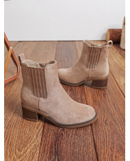 Bottines taupe