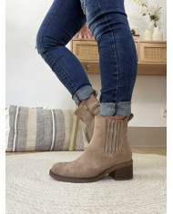 Bottines taupe