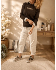 Pull "Iconic" chocolat