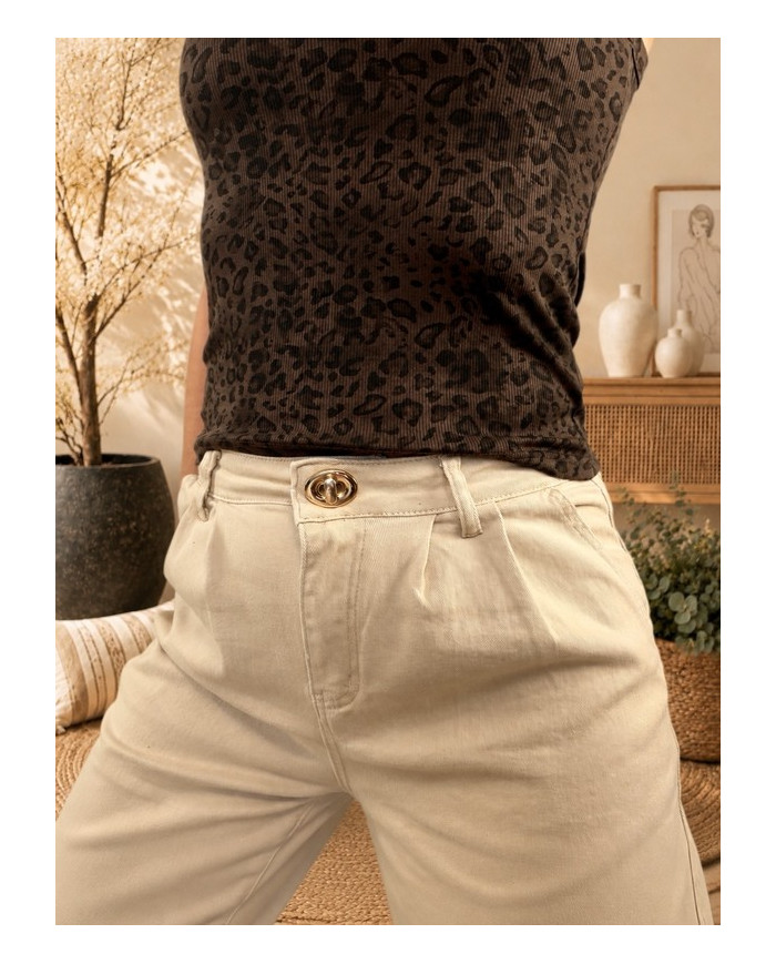 Pantalon Aladdin beige