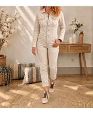 Combinaison pantalon beige