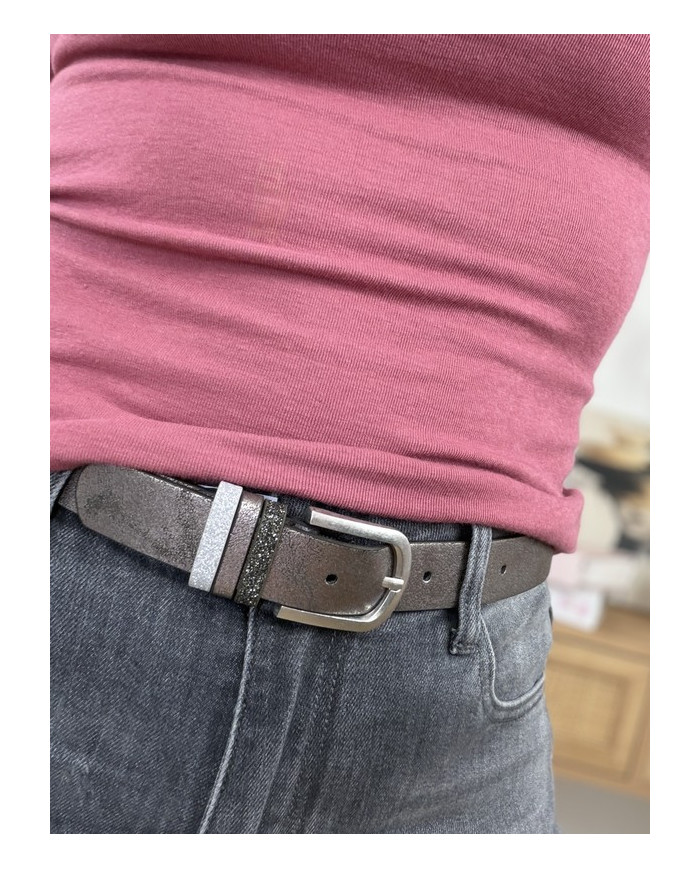 Ceinture gris anthracite