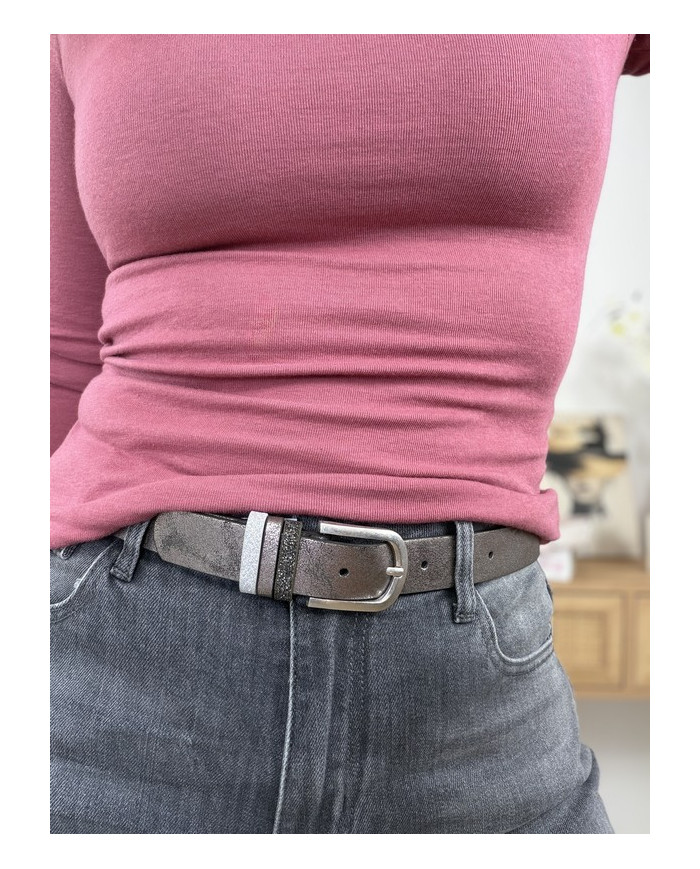 Ceinture gris anthracite