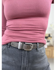 Ceinture gris anthracite