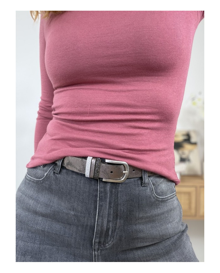 Ceinture gris anthracite