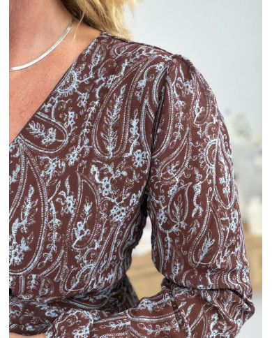 Robe choco imprimée Clarisse