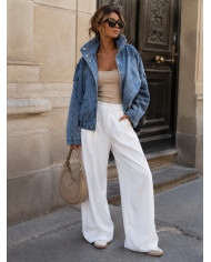 Veste perfecto mi saison en jean Laurine