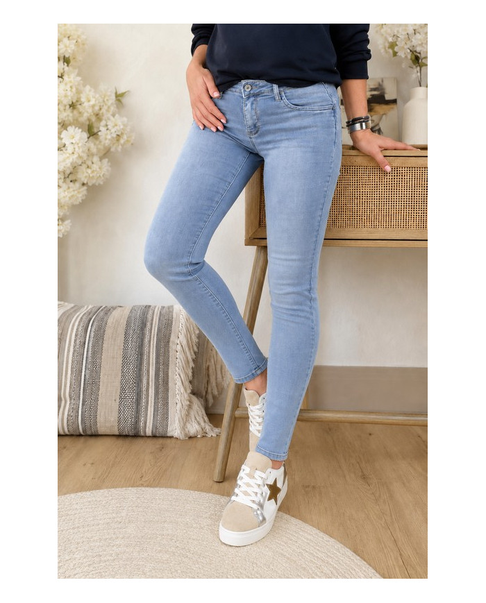Jean slim push up bleu clair Firmin