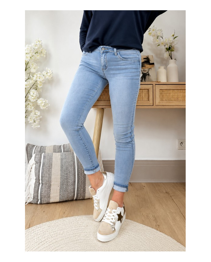 Jean slim push up bleu clair Firmin