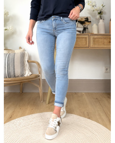 Jean slim push up bleu clair Firmin